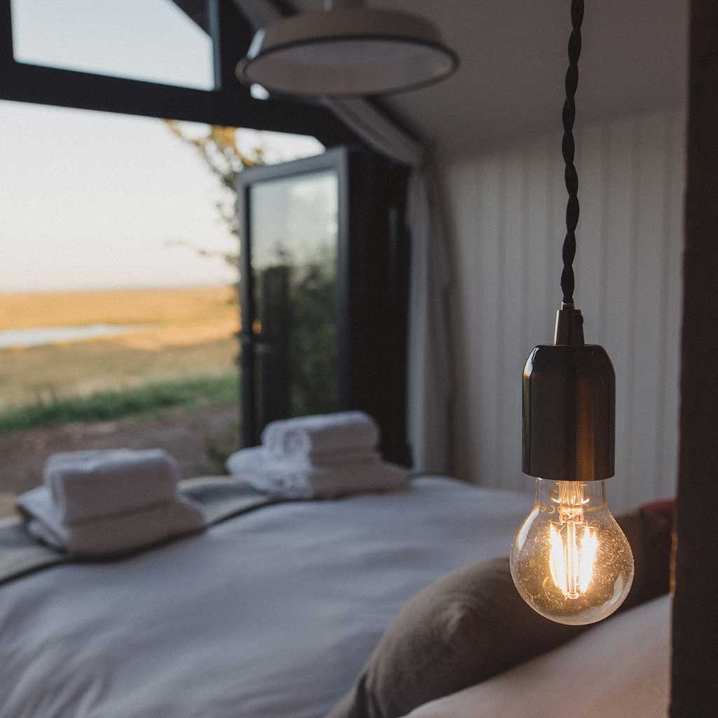 Quirky spaces shepherd's hut interior