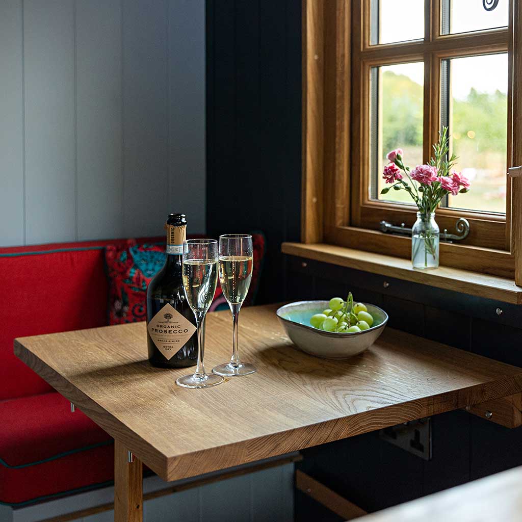 Quirky spaces shepherd's hut interior