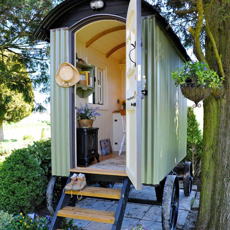 Plankbridge writer's hut