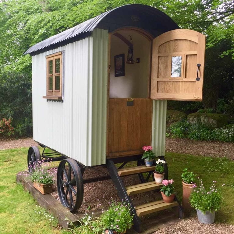 Plankbridge writer's hut