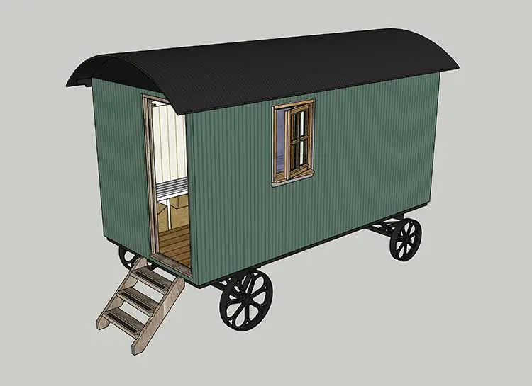 Sauna Snug CAD drawing