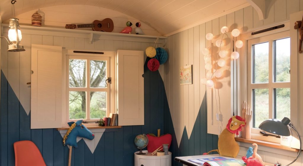 Children's playroom shepherd's hut