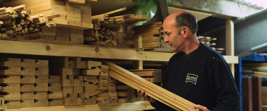 Plankbridge Shepherd's hut joinery
