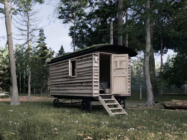 The Hermitage Hut by Plankbridge