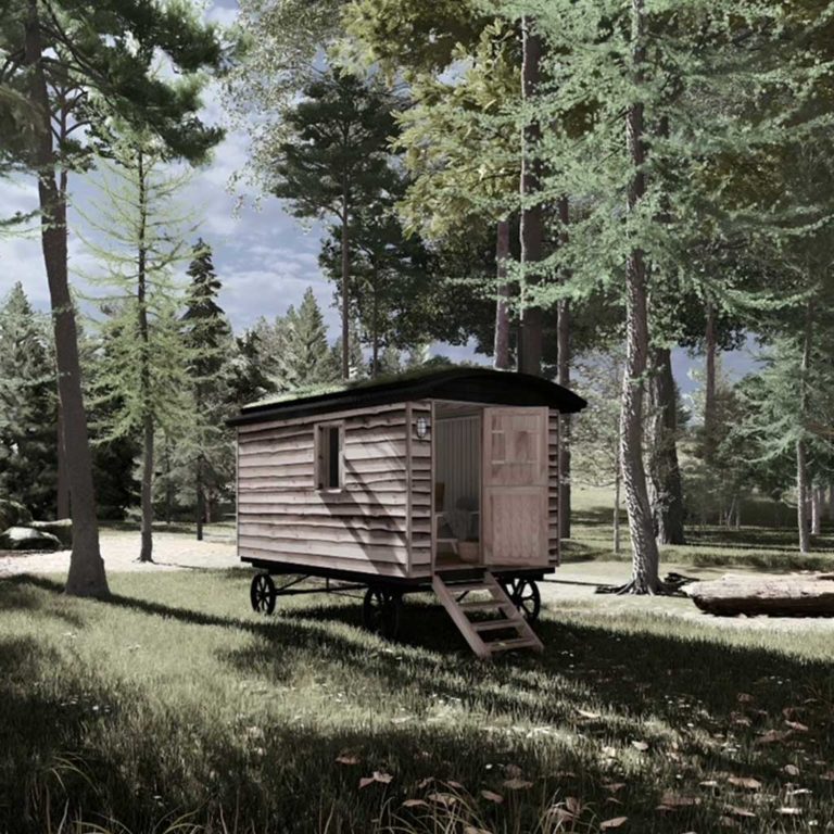 The Hermitage Hut by Plankbridge