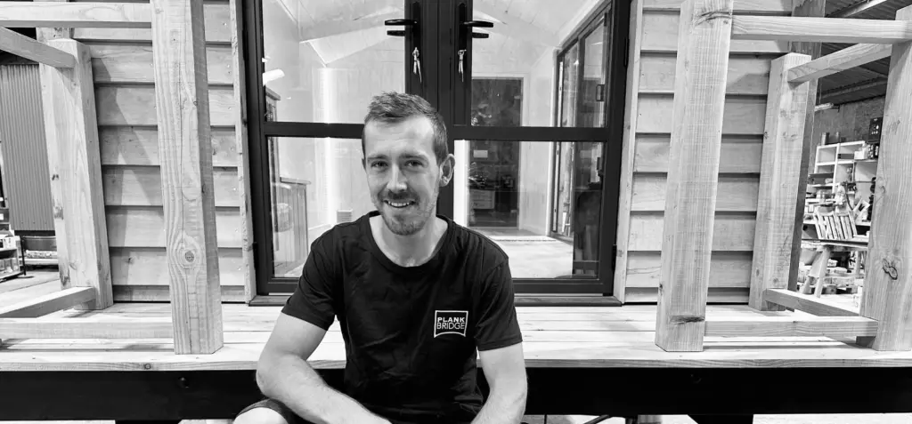 Nick, Hutmaker at Plankbridge