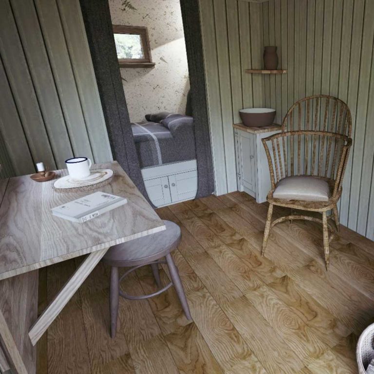 The Plankbridge Hermitage Hut