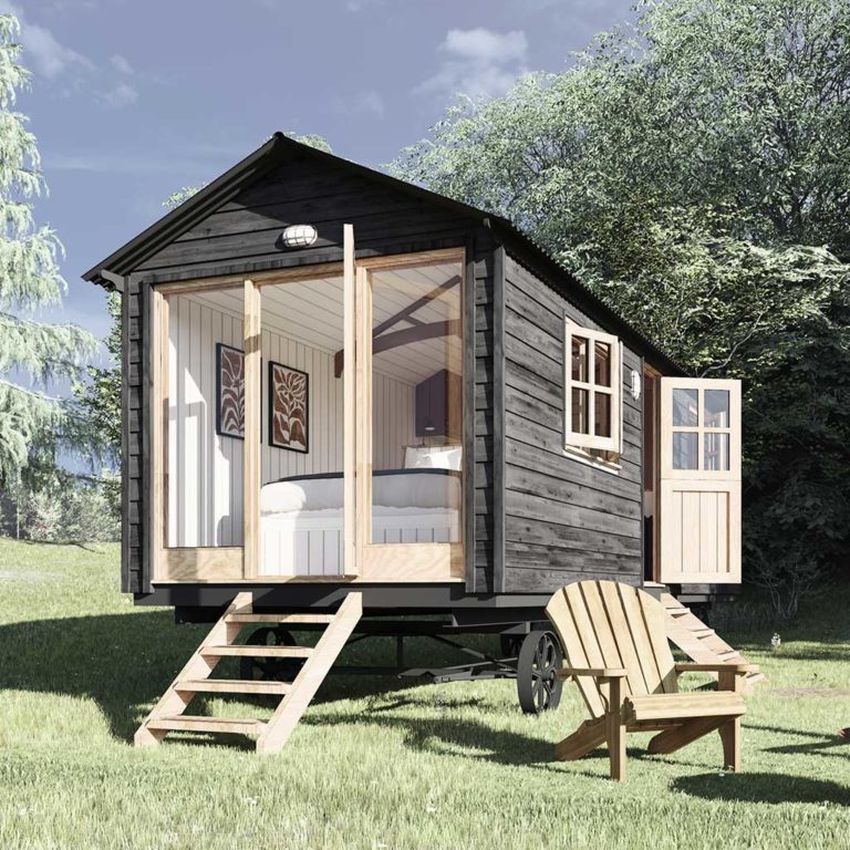 The Ridge House from Plankbridge shepherd's huts