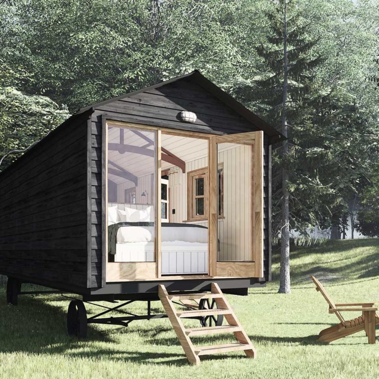 Plankbridge Osmington Ridge House shepherd's hut