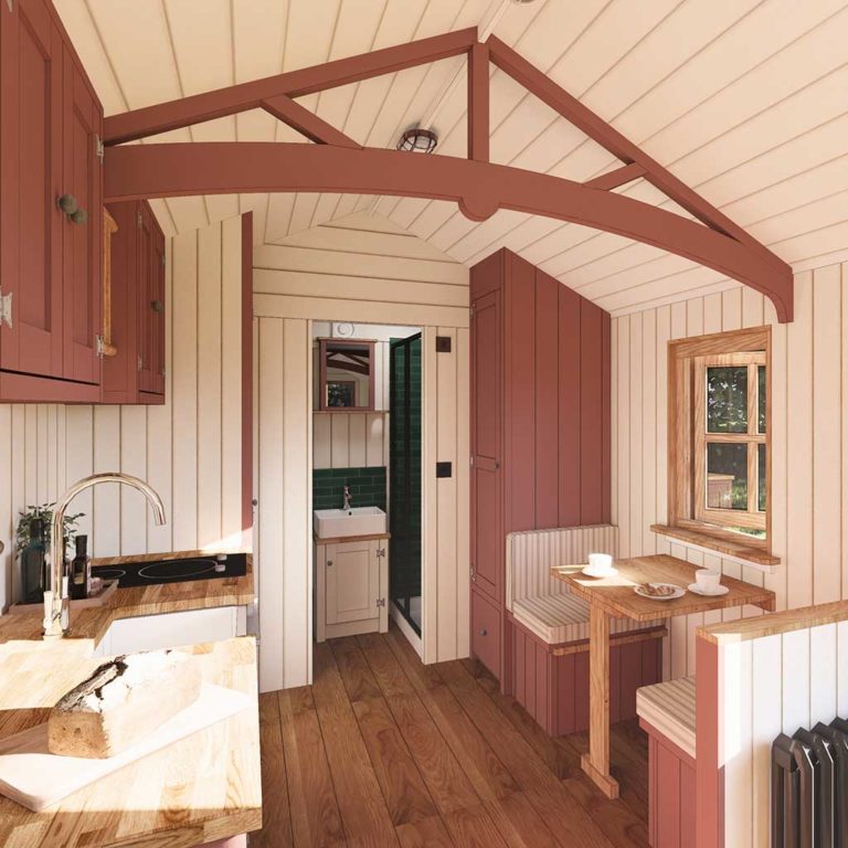 Plankbridge Osmington Ridge House shepherd's hut