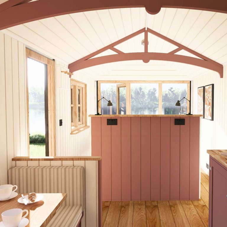 Plankbridge Osmington Ridge House shepherd's hut