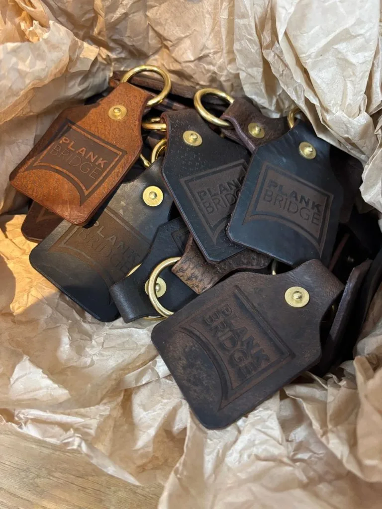 Plankbridge Key Fobs, manufactured by Rag of Colts