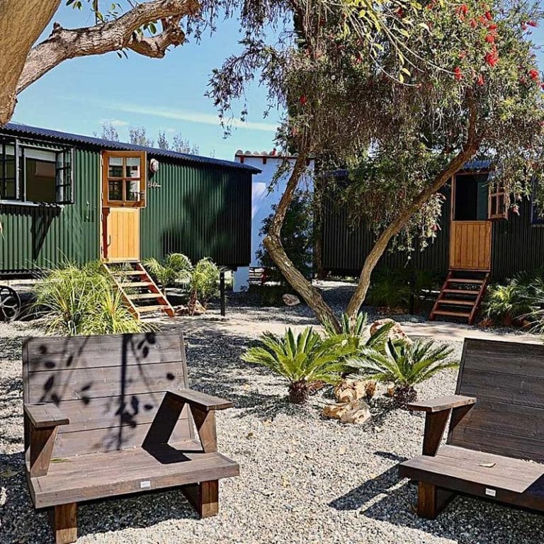 Plankbridge Shepherd's Huts at La Pina Verde